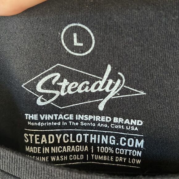 Steady Pinup Retro Rockabilly T-shirt size L - Picture 4 of 4